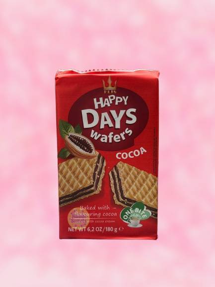 Happy days waffer cacao