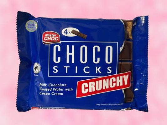 Crunchy sticks chocolat (4 stuks )