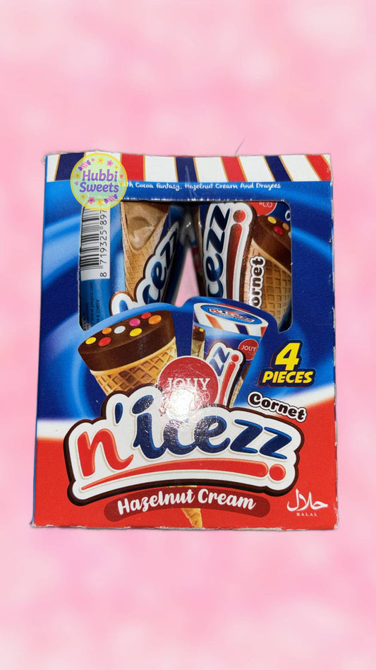 Hoorntjes chocolade hazelnoot